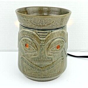 Scentsy RETIRED Tiki DSW-TIKI Mid Size Electric Wax Warmer VGC